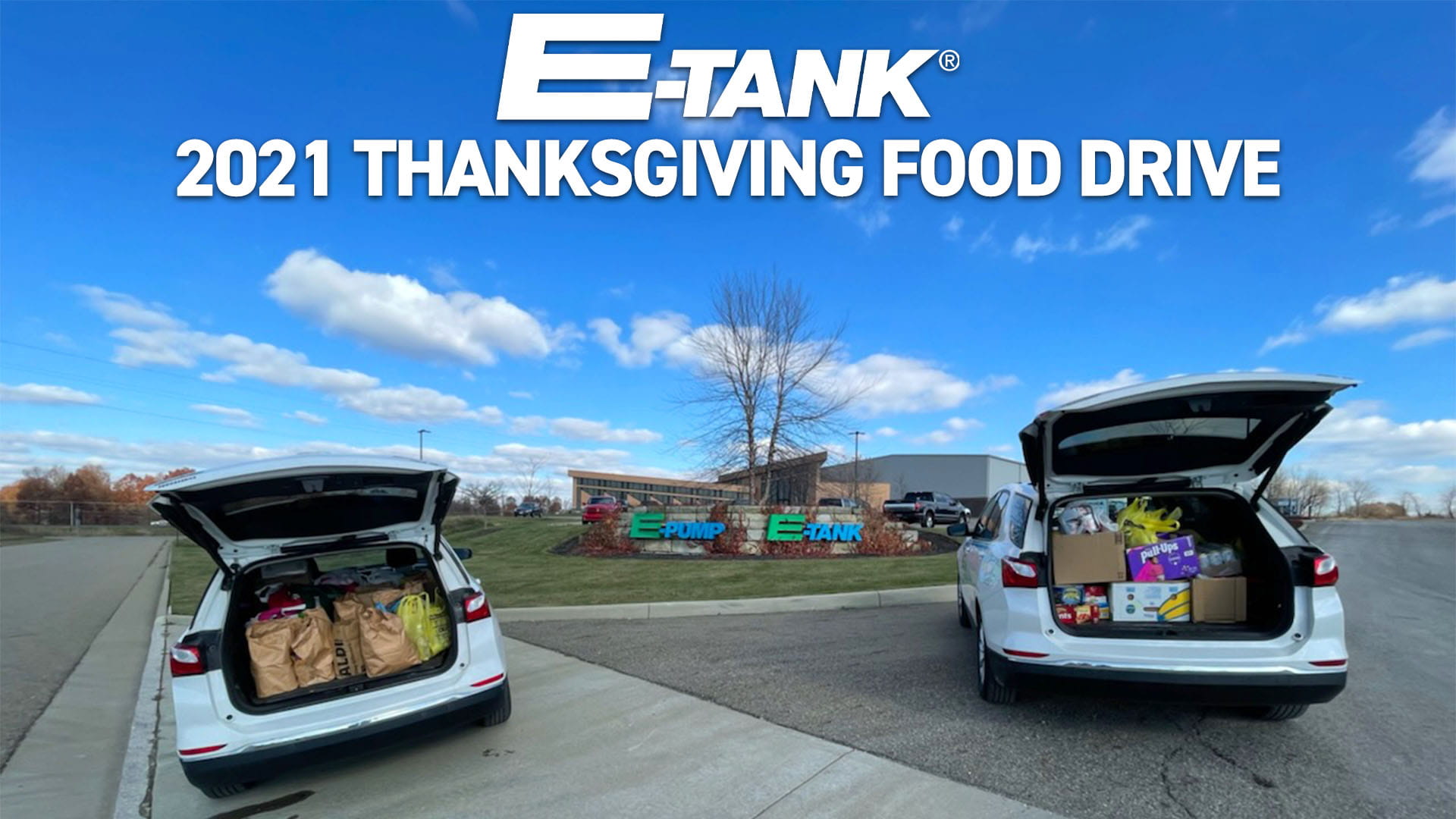 2021 E-Tank Thanksgiving Food Drive Flyer