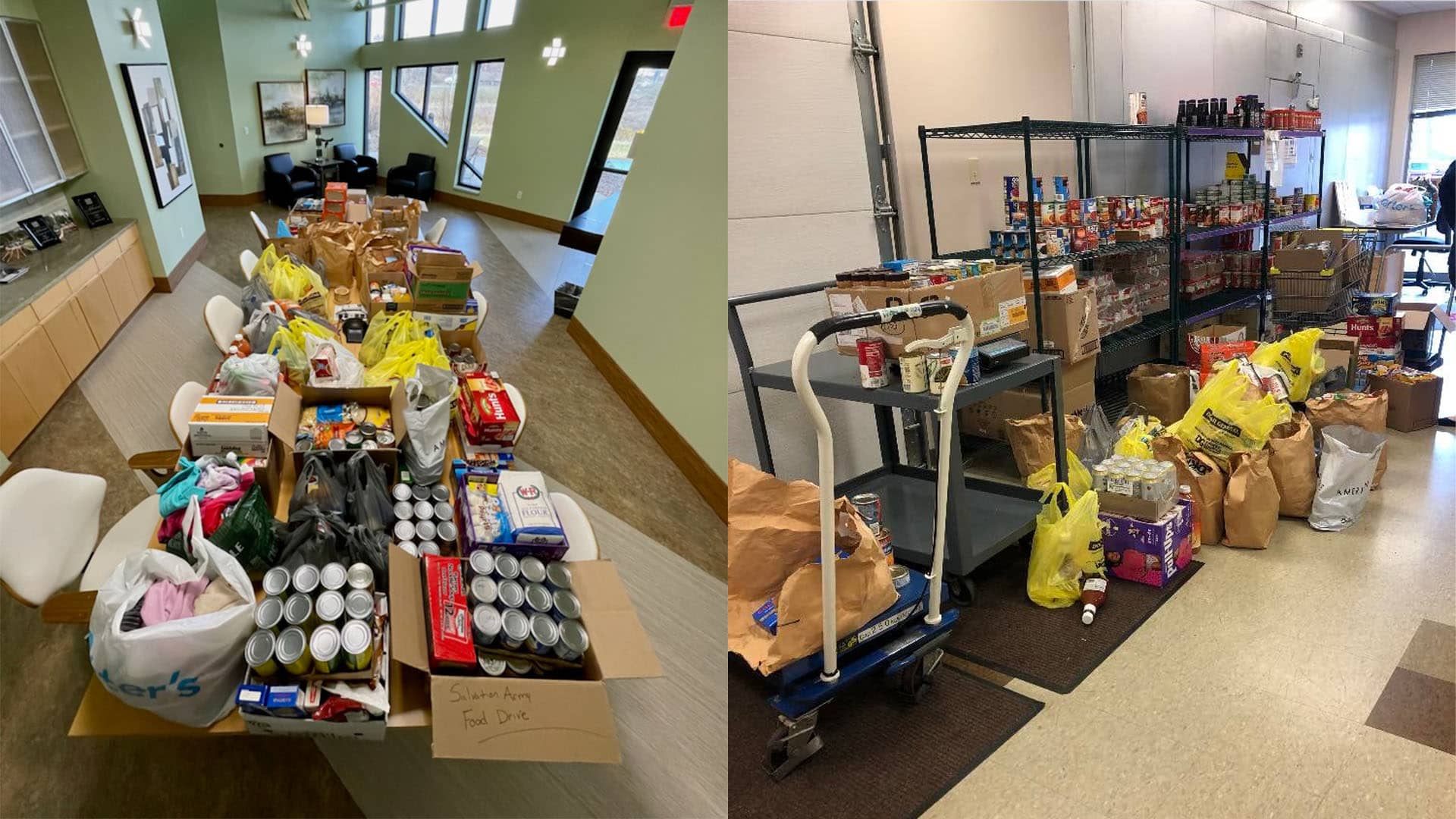2021 E-Tank Thanksgiving Food Drive Donations