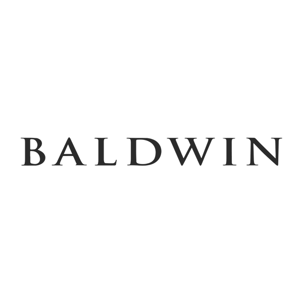 Baldwin Hardware logo - premium architectural door hardware brand available through Rockwood Door & Millwork
